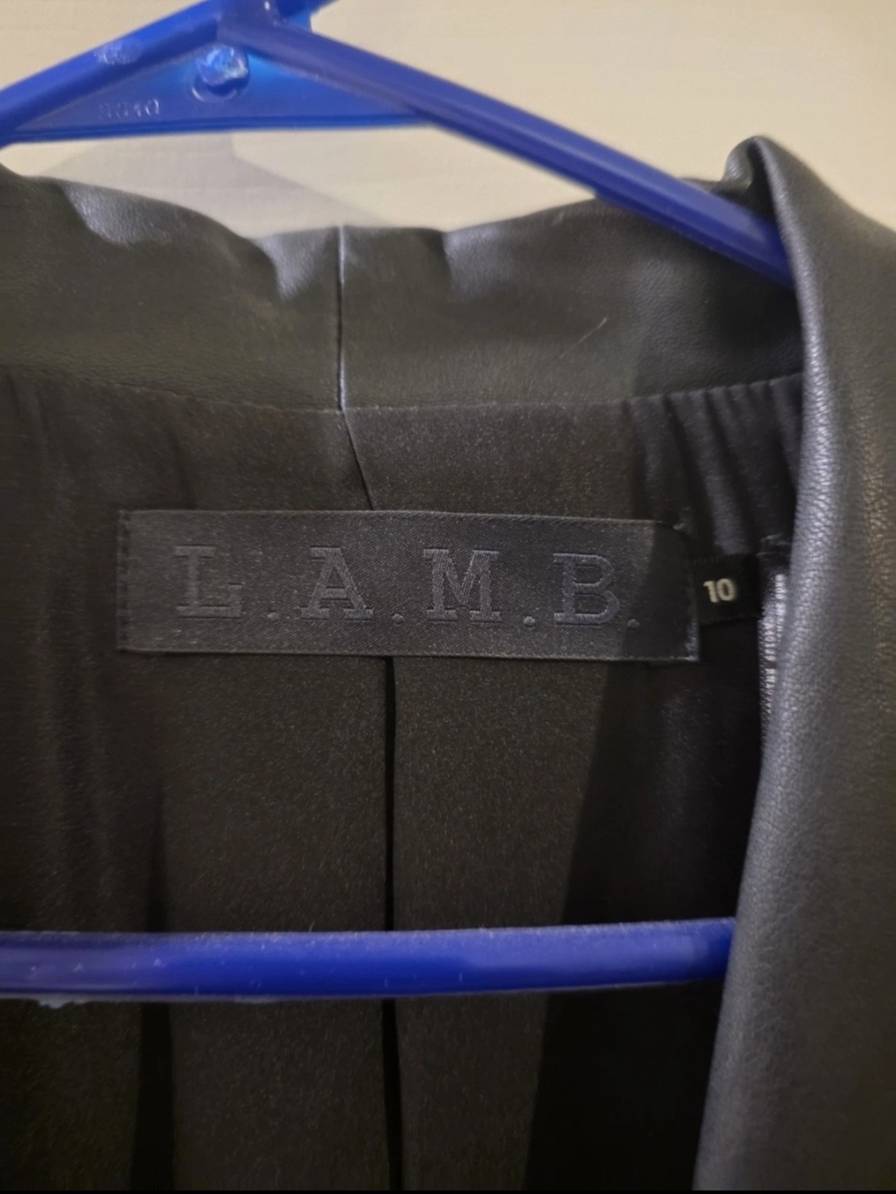L.A.M.B. Black Women's Blazer with Satin Shawl Collar - Picture 2 of 2